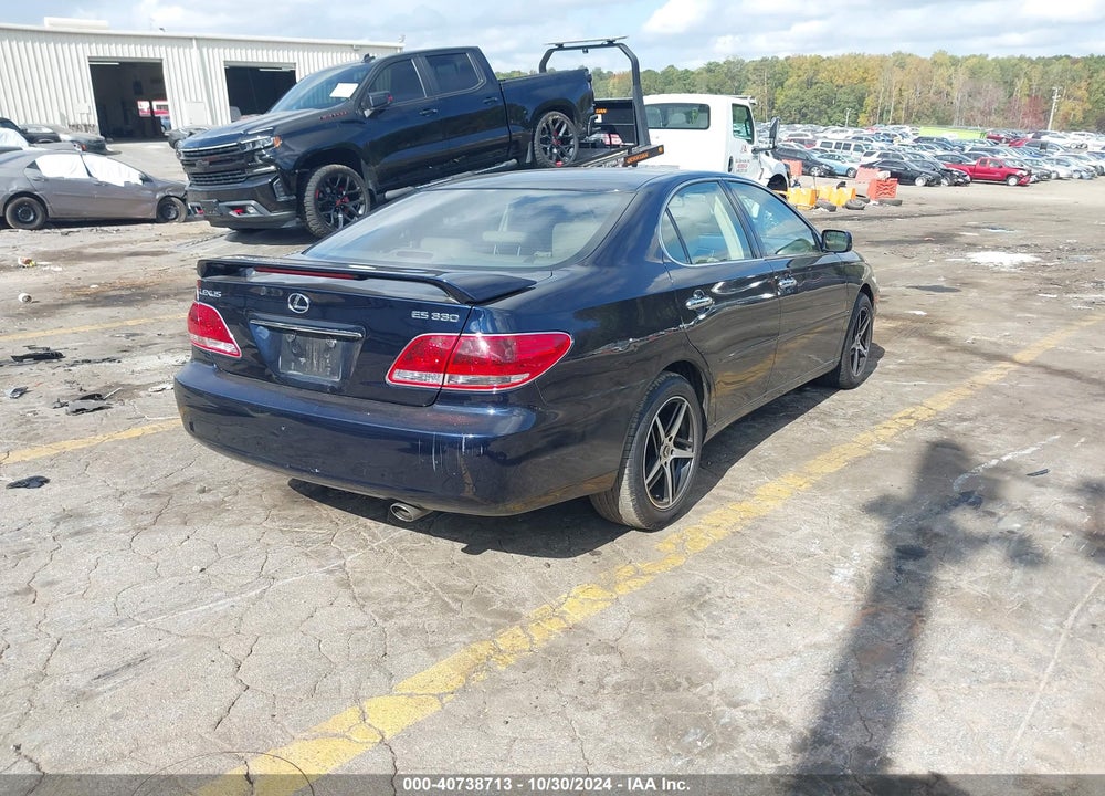 2005 LEXUS ES 330 VIN: JTHBA30G255085842