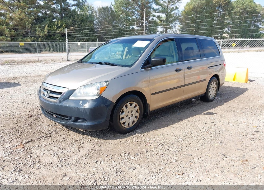 2006 HONDA ODYSSEY LX VIN: 5FNRL38206B095286