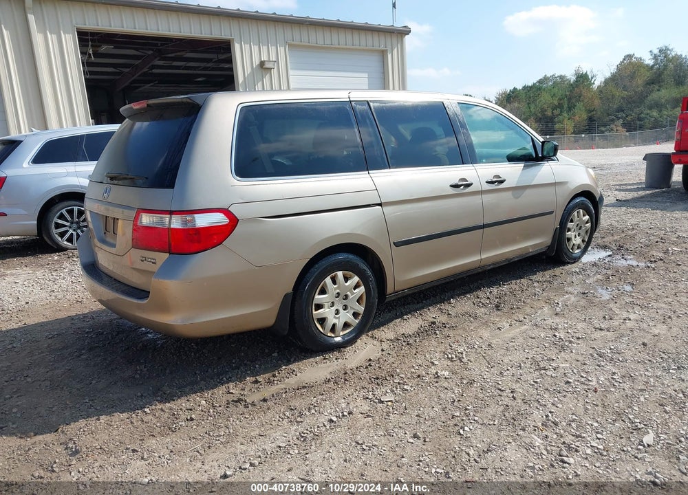 2006 HONDA ODYSSEY LX VIN: 5FNRL38206B095286
