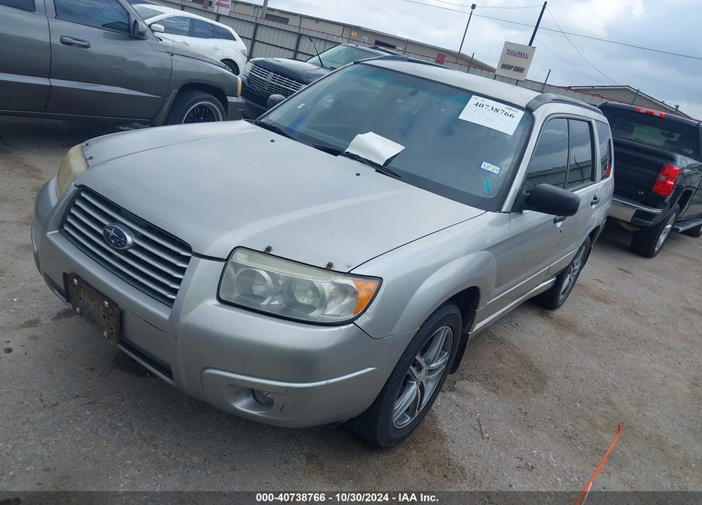 2007 SUBARU FORESTER 2.5X VIN: JF1SG63647H730020