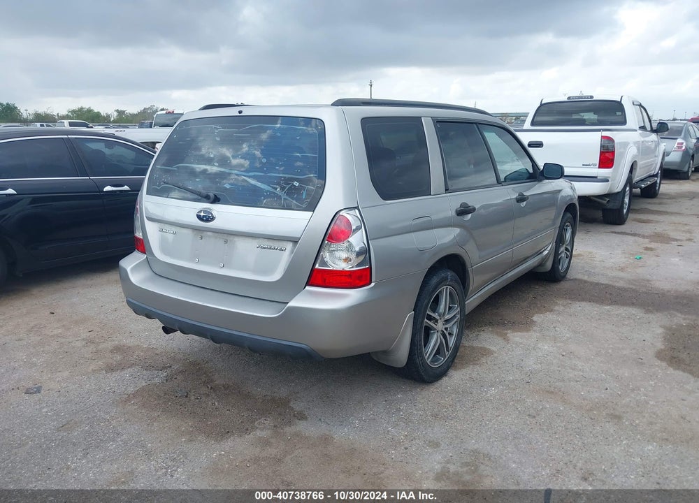 2007 SUBARU FORESTER 2.5X VIN: JF1SG63647H730020