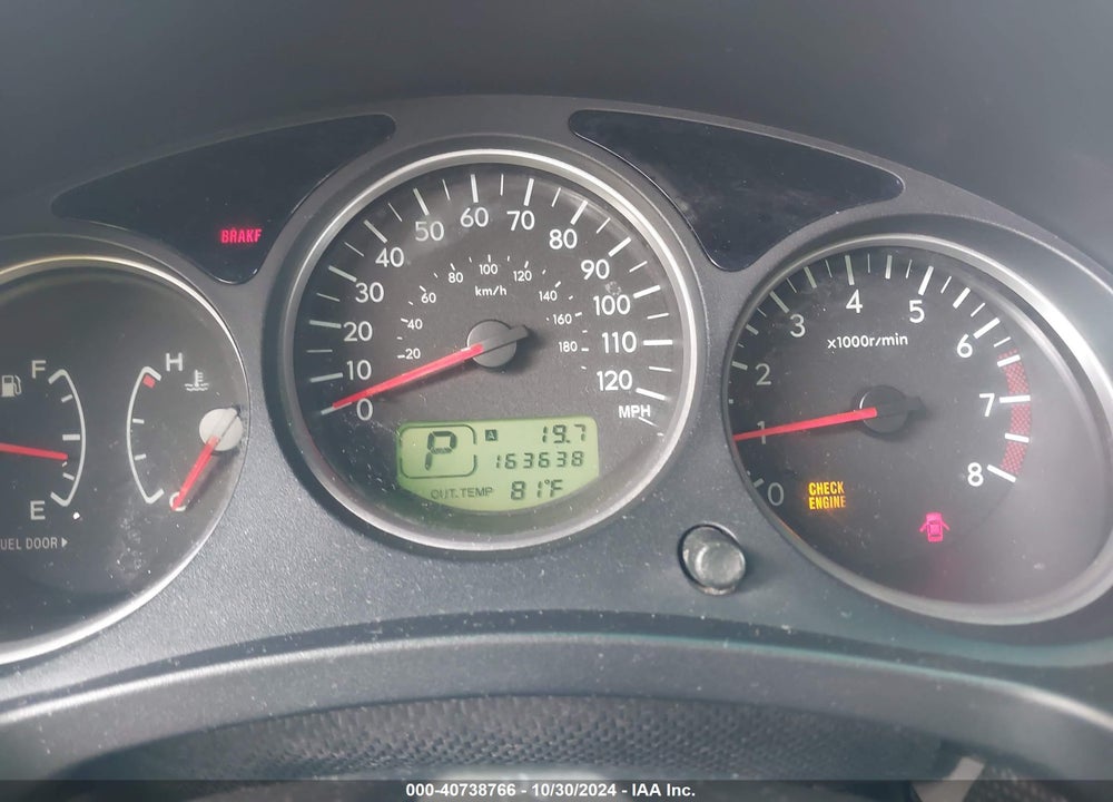 2007 SUBARU FORESTER 2.5X VIN: JF1SG63647H730020
