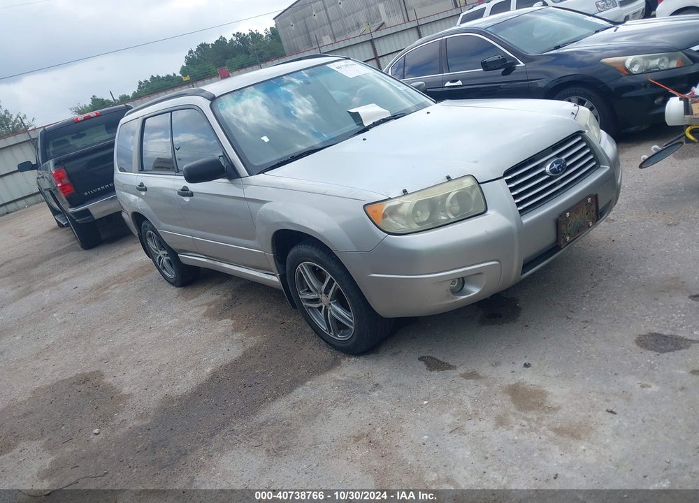 2007 SUBARU FORESTER 2.5X VIN: JF1SG63647H730020