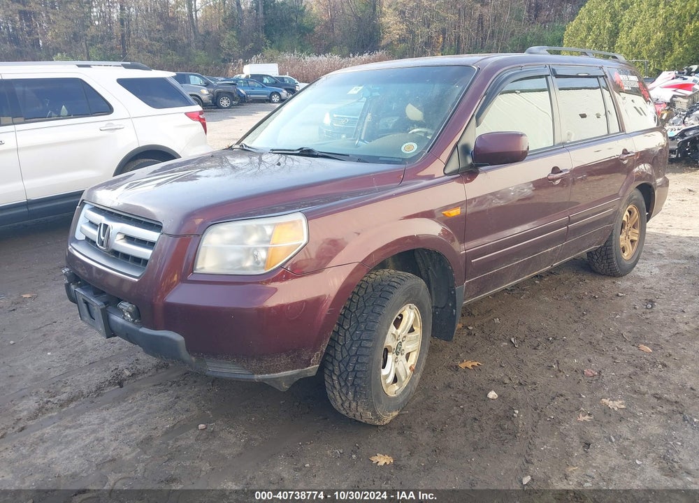 2008 HONDA PILOT VP VIN: 5FNYF18238B041166