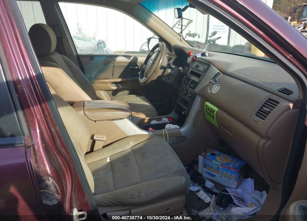 2008 HONDA PILOT VP VIN: 5FNYF18238B041166