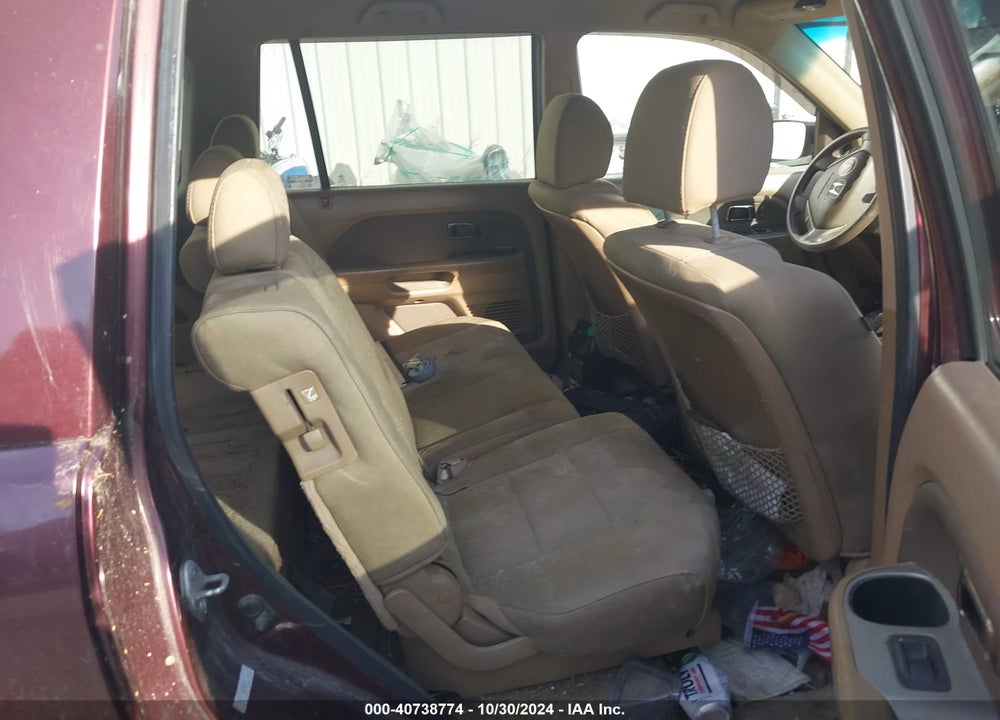 2008 HONDA PILOT VP VIN: 5FNYF18238B041166