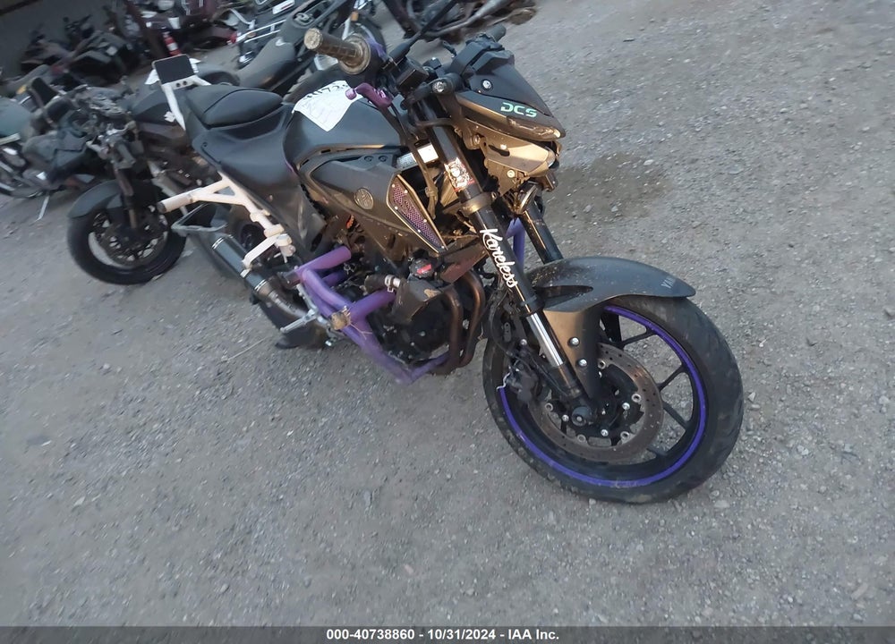 2021 YAMAHA MT-03 VIN: MH3RH20Y4MK004937