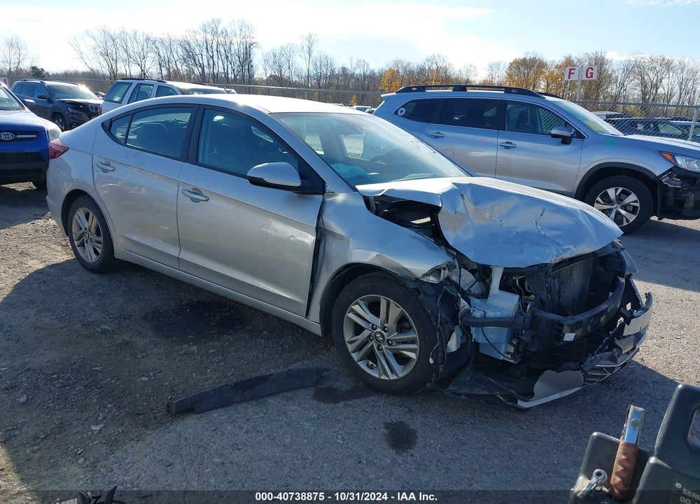 2019 HYUNDAI ELANTRA SEL VIN: 5NPD84LF5KH451173
