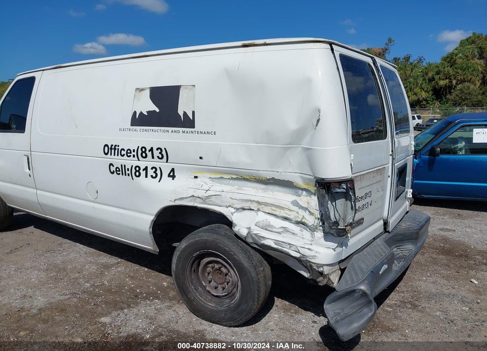 2007 FORD E-150 COMMERCIAL/RECREATIONAL VIN: 1FTNE14WX7DA65890