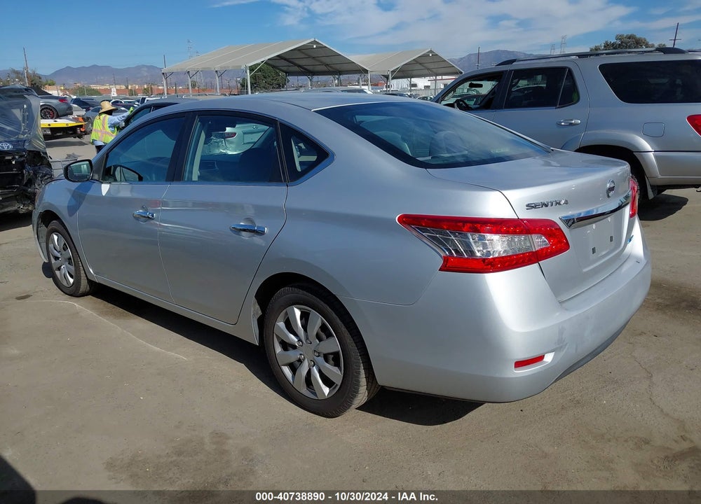 2013 NISSAN SENTRA SV VIN: 3N1AB7APXDL702874