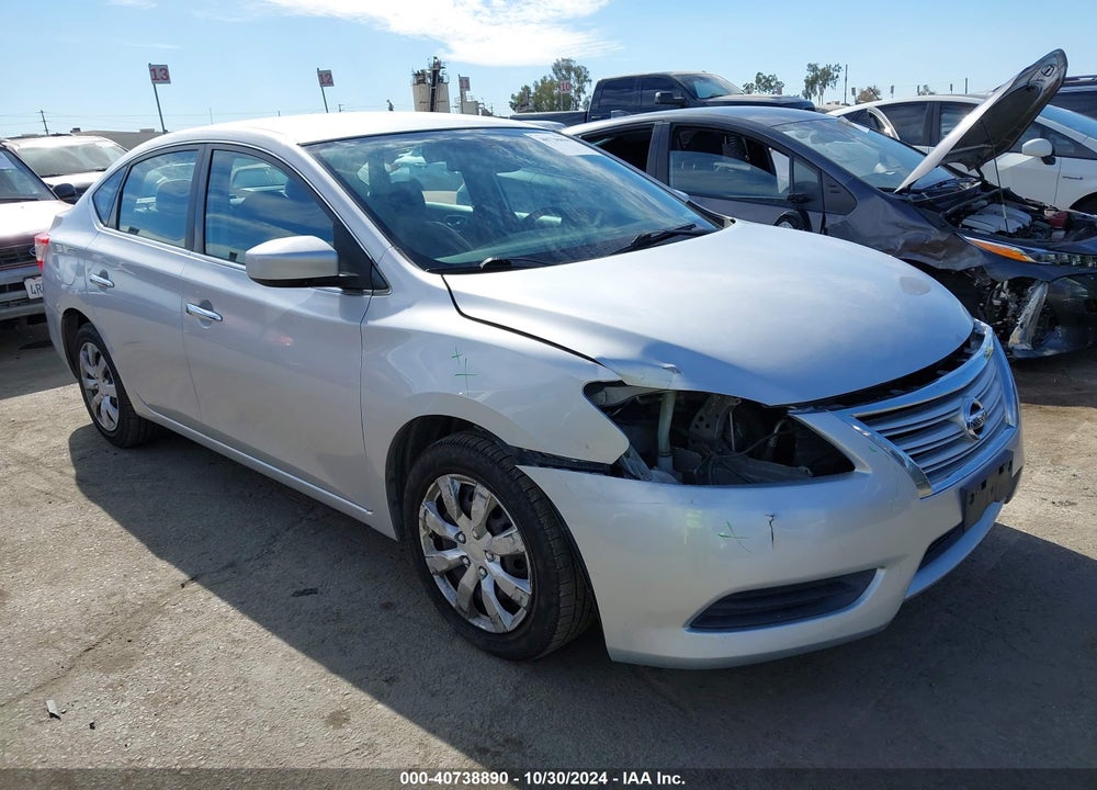 2013 NISSAN SENTRA SV VIN: 3N1AB7APXDL702874