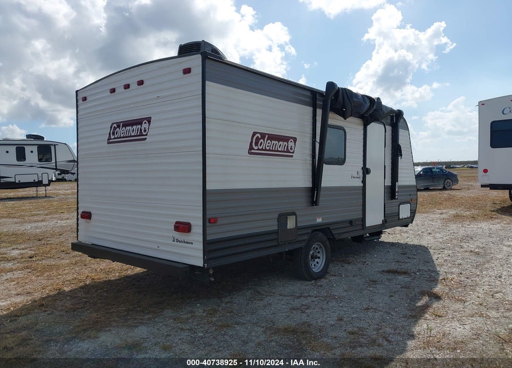 2022 COLEMAN TRAVEL TRAILER VIN: 4YDTCMG18NJ934836