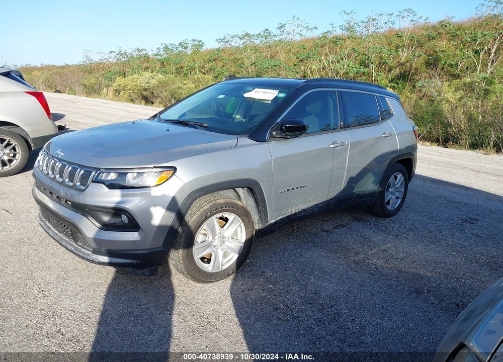 2022 JEEP COMPASS LATITUDE FWD VIN: 3C4NJCBB0NT192730