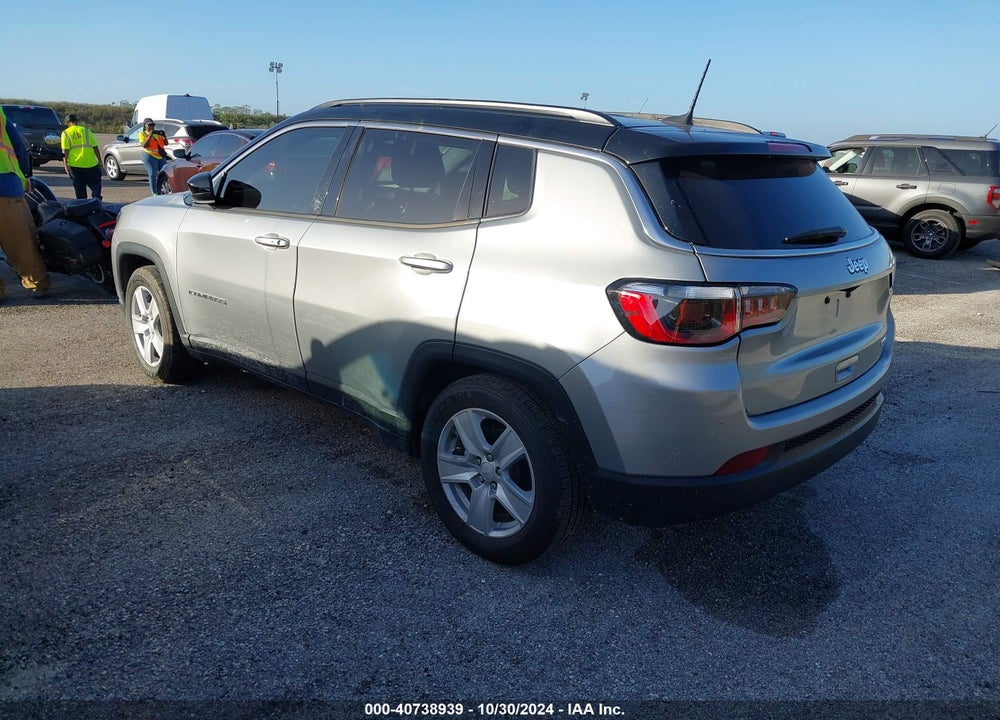 2022 JEEP COMPASS LATITUDE FWD VIN: 3C4NJCBB0NT192730