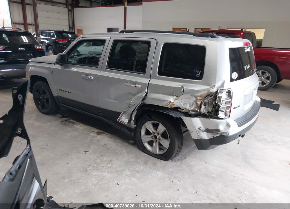2014 JEEP PATRIOT LATITUDE VIN: 1C4NJRFB5ED569765