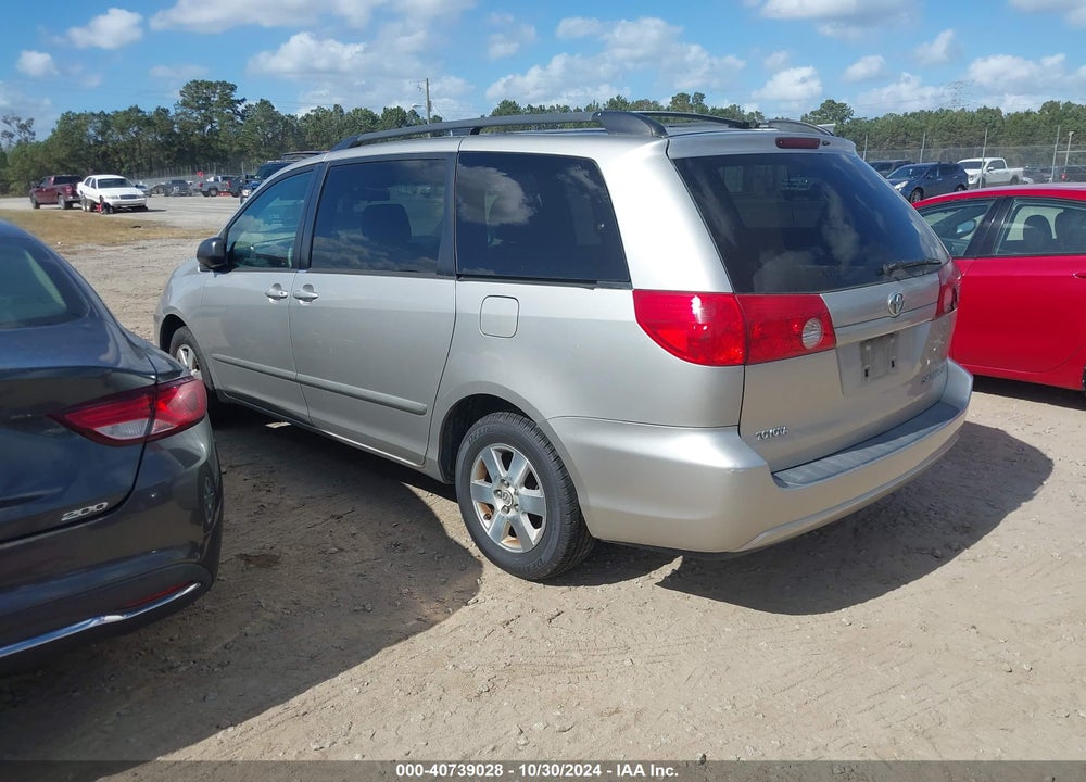 2008 TOYOTA SIENNA LE VIN: 5TDZK23C58S164629