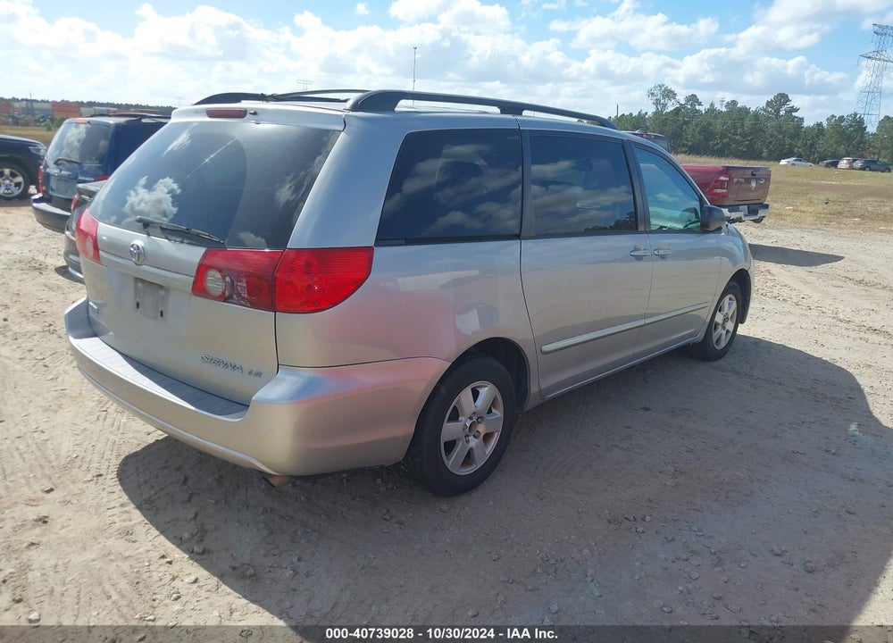 2008 TOYOTA SIENNA LE VIN: 5TDZK23C58S164629