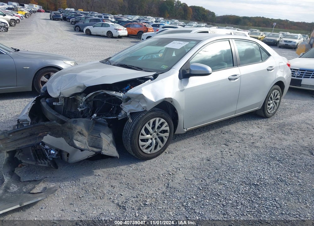 2018 TOYOTA COROLLA LE VIN: 2T1BURHE9JC086725