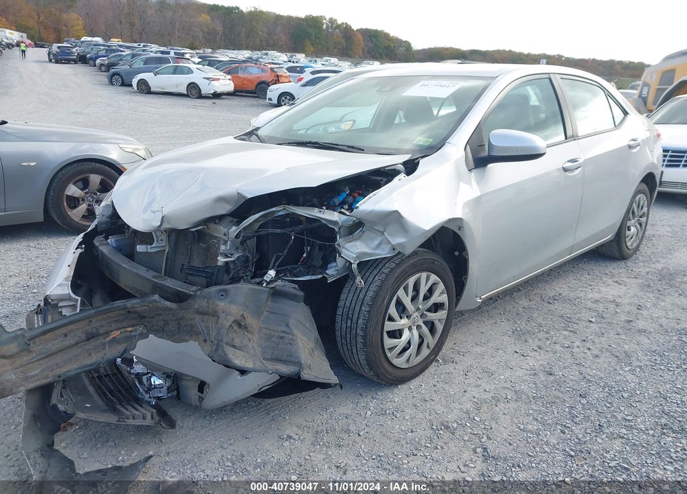 2018 TOYOTA COROLLA LE VIN: 2T1BURHE9JC086725