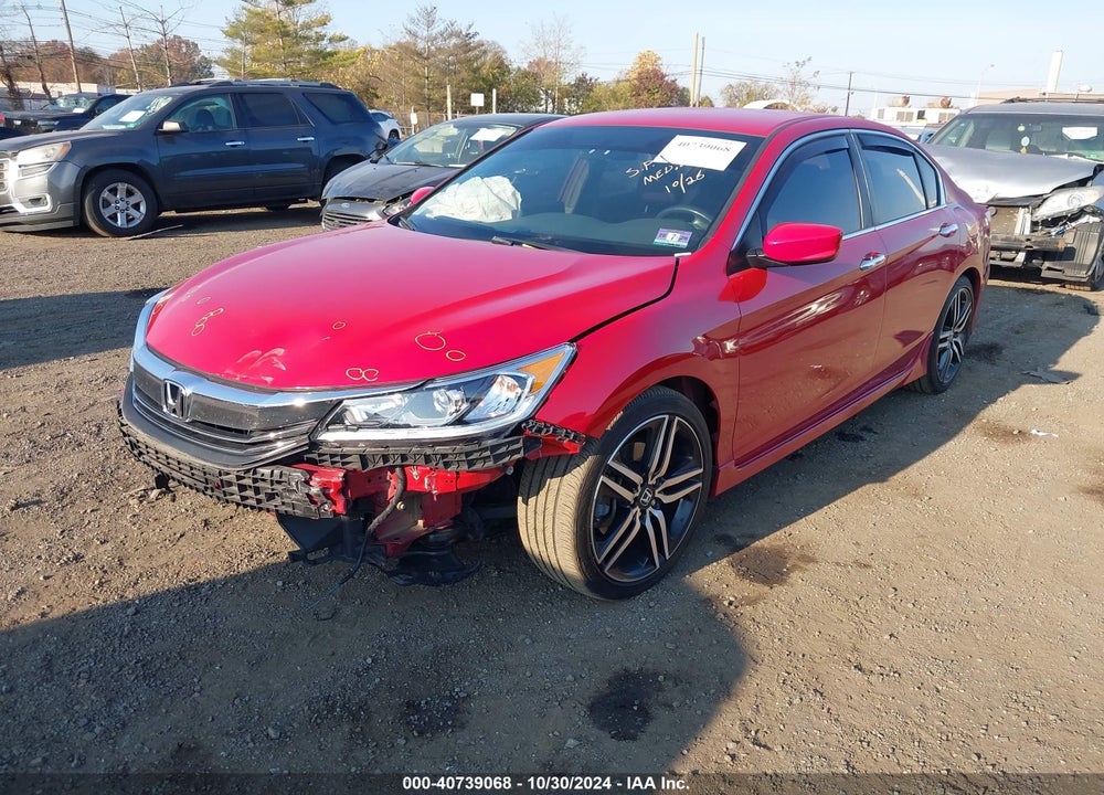 2017 HONDA ACCORD SPORT VIN: 1HGCR2F53HA196783
