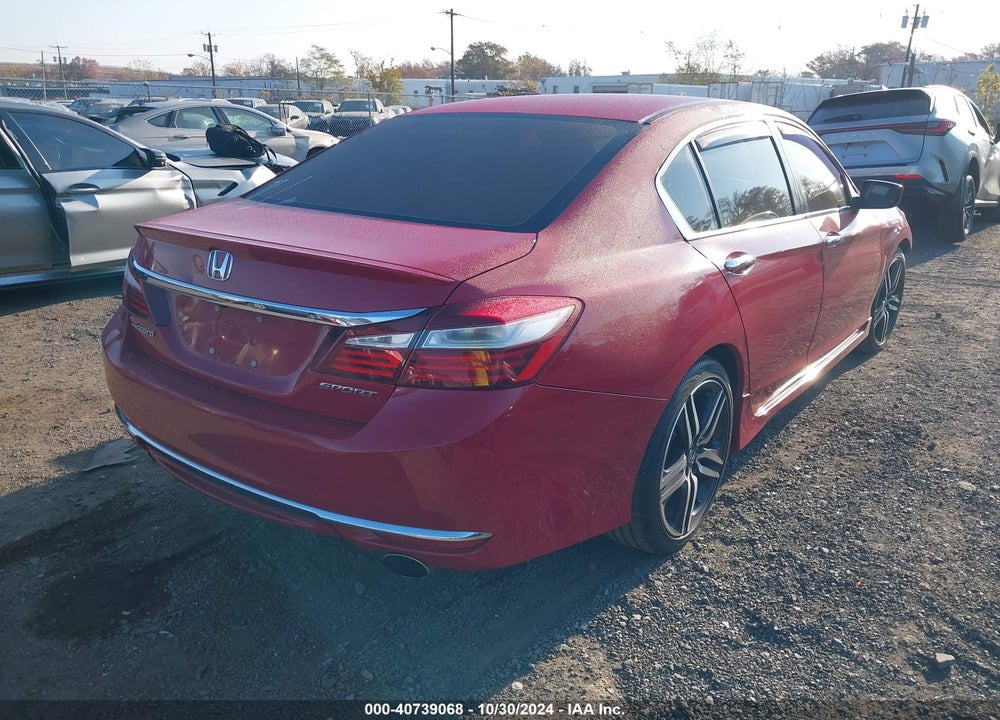 2017 HONDA ACCORD SPORT VIN: 1HGCR2F53HA196783