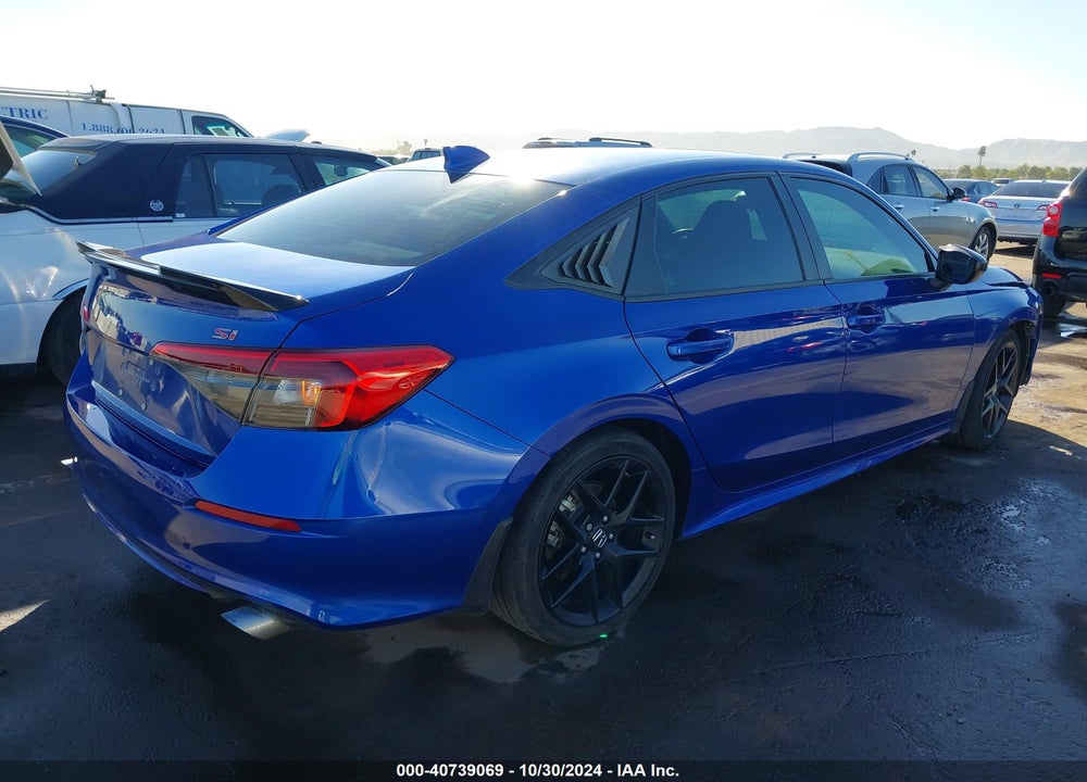 2022 HONDA CIVIC SI VIN: 2HGFE1E57NH475641