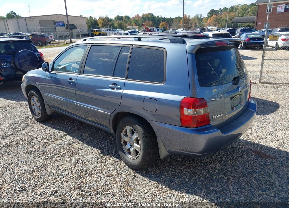 2005 TOYOTA HIGHLANDER V6 VIN: JTEEP21AX50082102