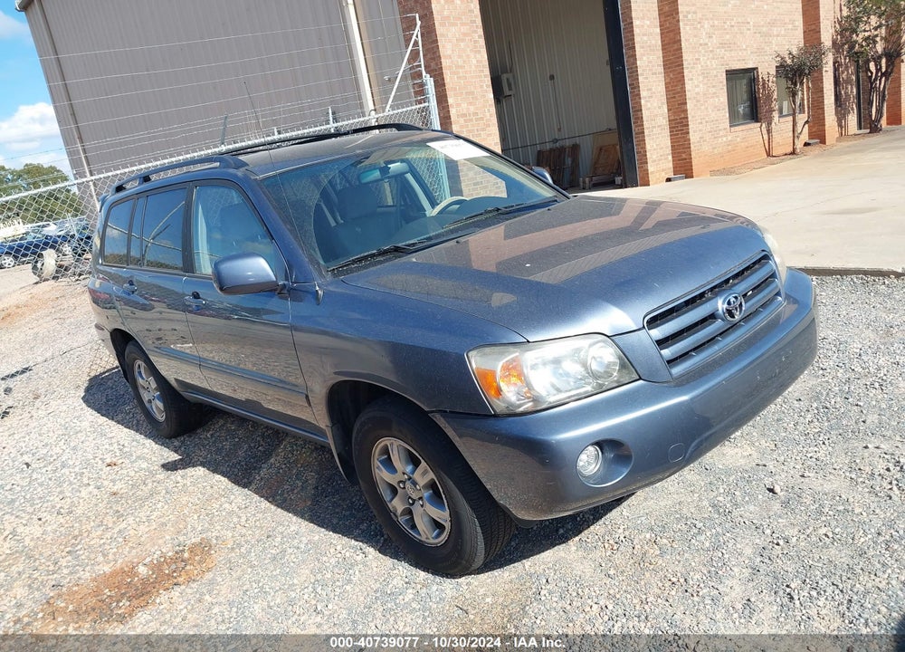 2005 TOYOTA HIGHLANDER V6 VIN: JTEEP21AX50082102