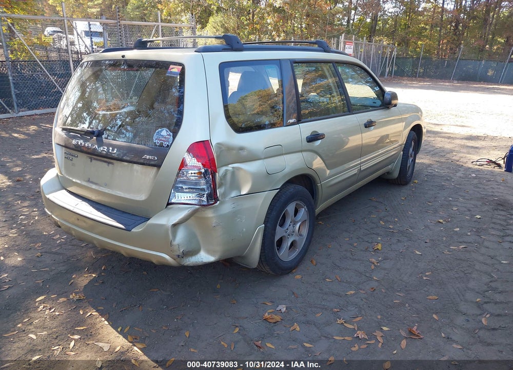 2004 SUBARU FORESTER 2.5XS VIN: JF1SG656X4H731861