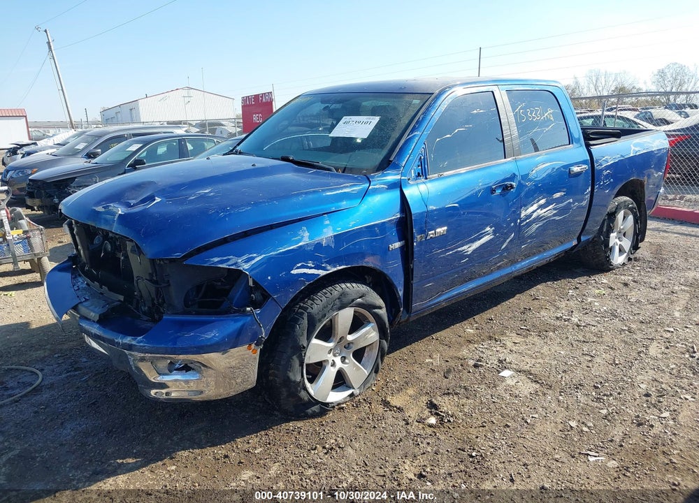 2009 DODGE RAM 1500 SLT/SPORT/TRX VIN: 1D3HB13T49S810670