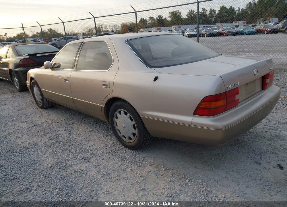1996 LEXUS LS 400 VIN: JT8BH22F2T0041568