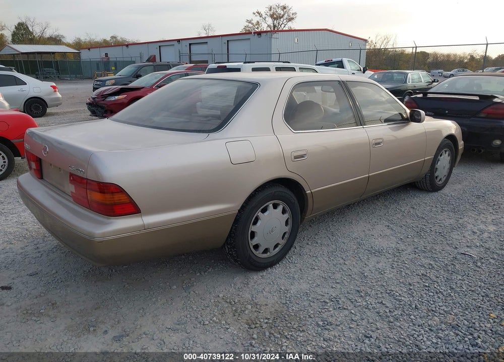 1996 LEXUS LS 400 VIN: JT8BH22F2T0041568