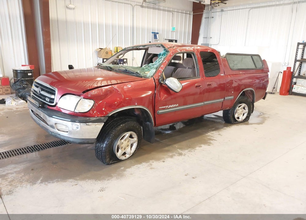 2000 TOYOTA TUNDRA SR5 V8 VIN: 5TBBT4411YS036260