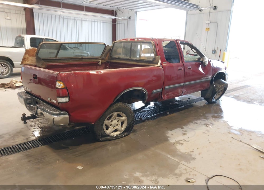 2000 TOYOTA TUNDRA SR5 V8 VIN: 5TBBT4411YS036260