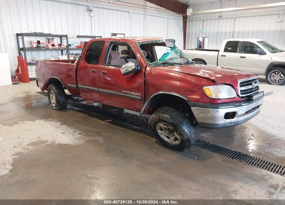 2000 TOYOTA TUNDRA SR5 V8 VIN: 5TBBT4411YS036260