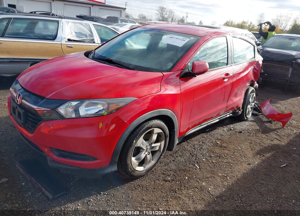 2016 HONDA HR-V LX VIN: 3CZRU6H32GM728952