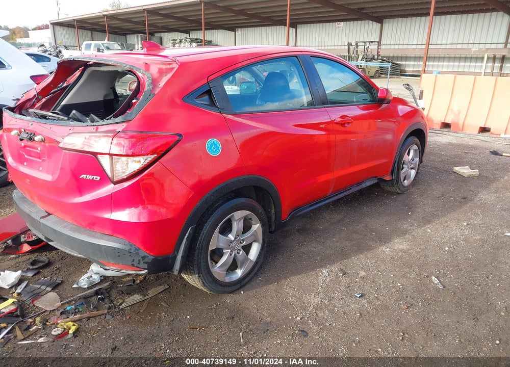 2016 HONDA HR-V LX VIN: 3CZRU6H32GM728952