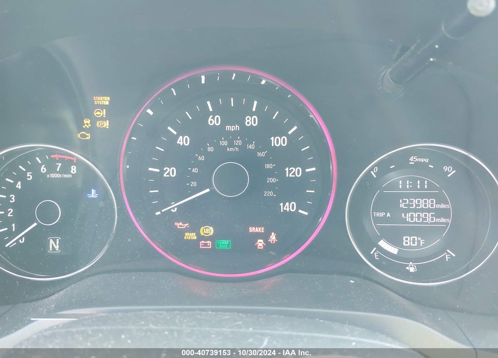 2018 HONDA HR-V EX-L VIN: 3CZRU6H75JM719091