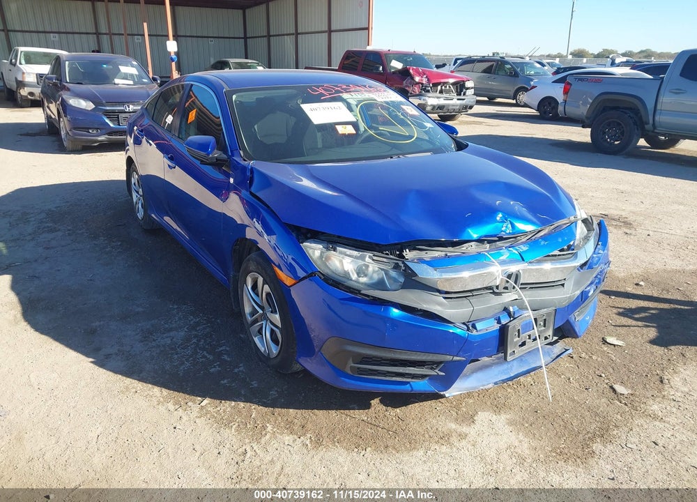 2016 HONDA CIVIC LX VIN: 19XFC2F54GE037117