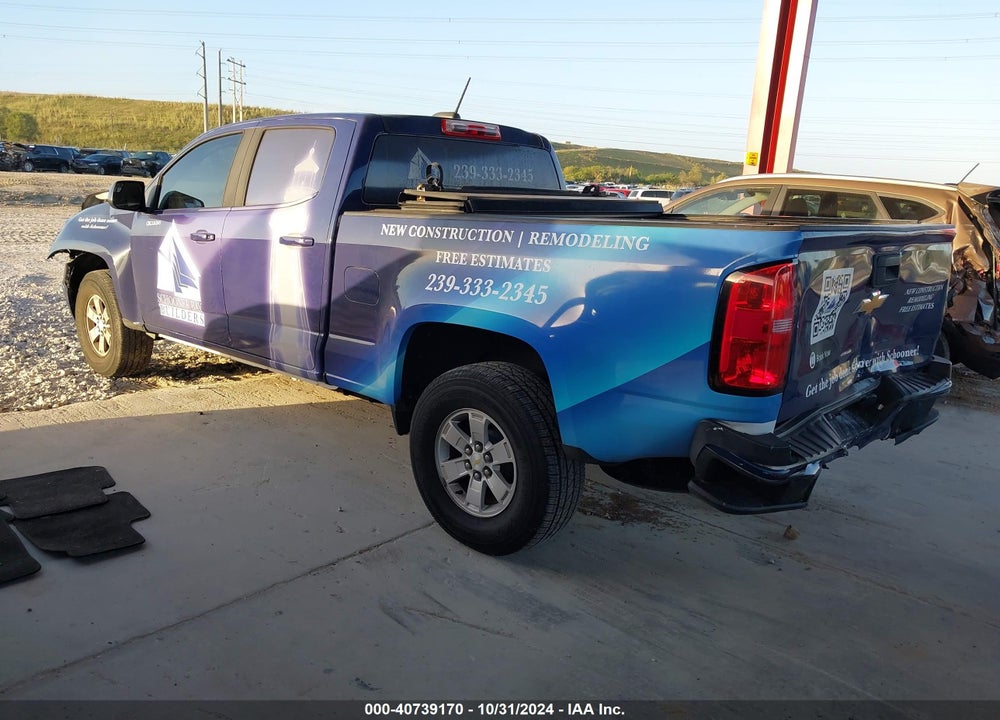 2017 CHEVROLET COLORADO VIN: 1GCGSBEN0H1251163