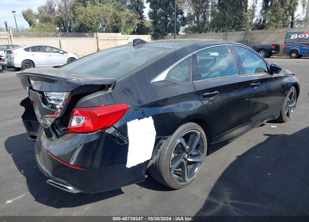 2022 HONDA ACCORD SPORT VIN: 1HGCV1F39NA041039