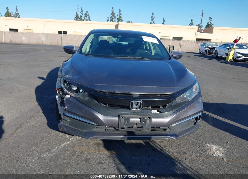 2019 HONDA CIVIC LX VIN: 19XFC2E61KE005518