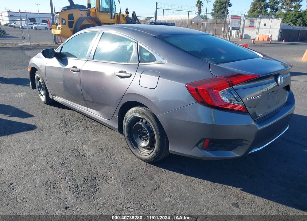 2019 HONDA CIVIC LX VIN: 19XFC2E61KE005518