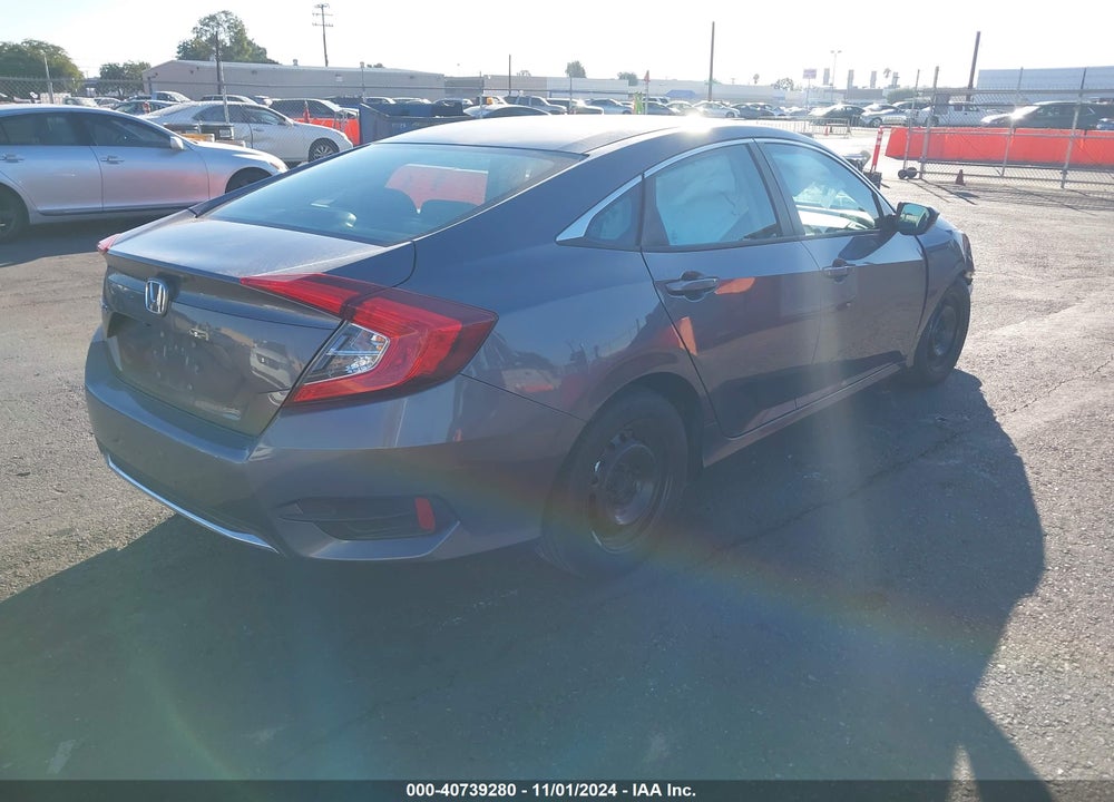 2019 HONDA CIVIC LX VIN: 19XFC2E61KE005518