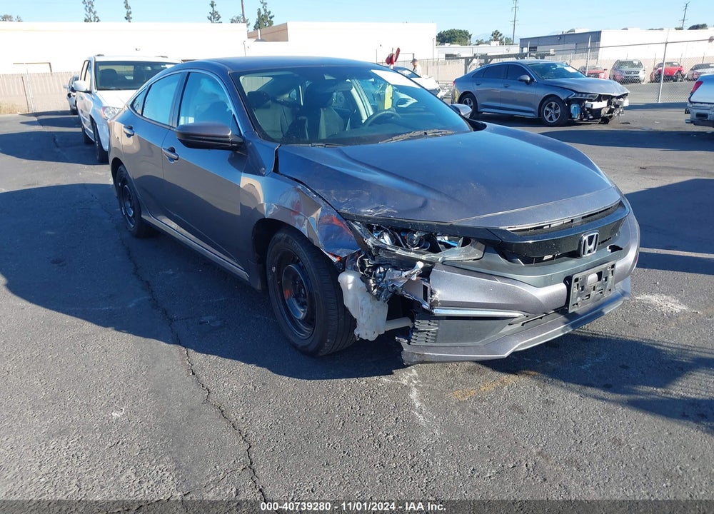 2019 HONDA CIVIC LX VIN: 19XFC2E61KE005518