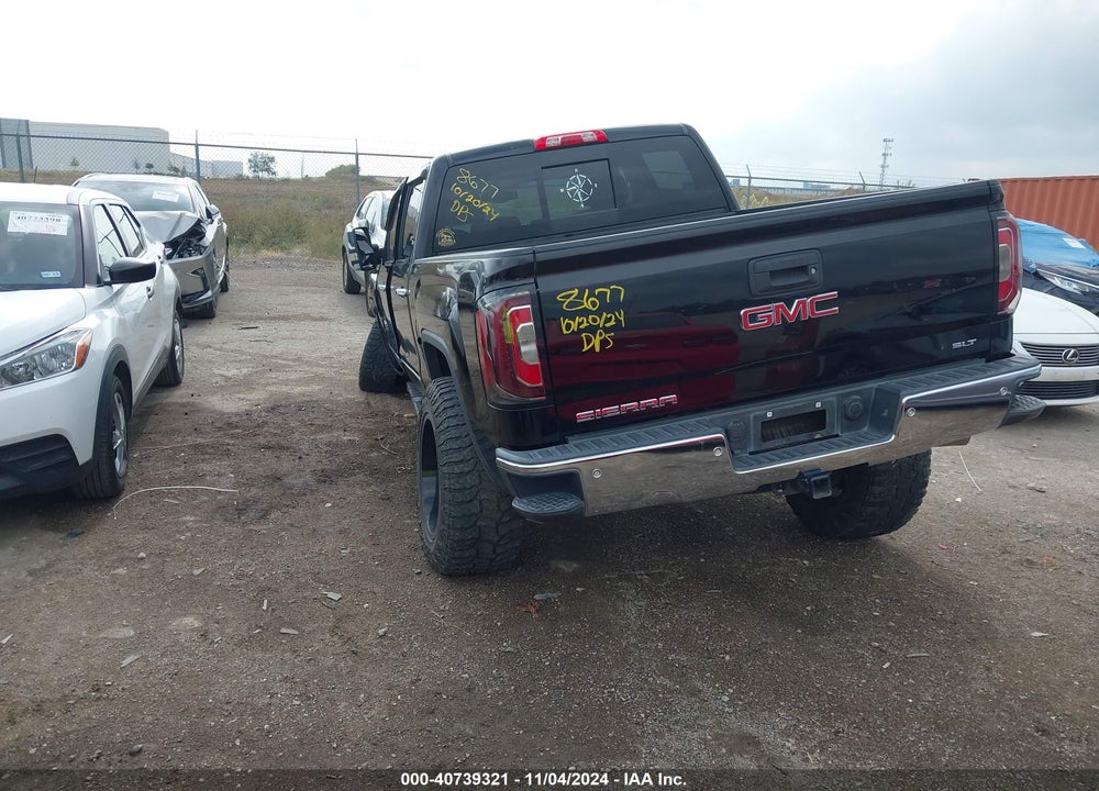 2016 GMC SIERRA 1500 SLT VIN: 3GTP1NEC2GG151570