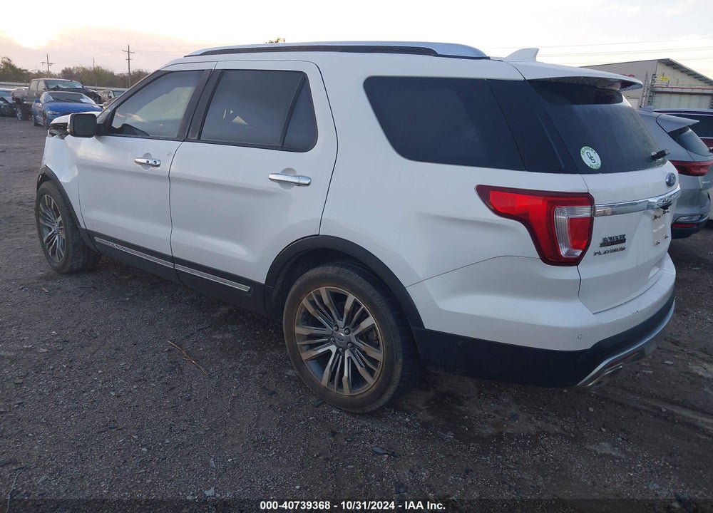 2017 FORD EXPLORER PLATINUM VIN: 1FM5K8HT3HGA59250