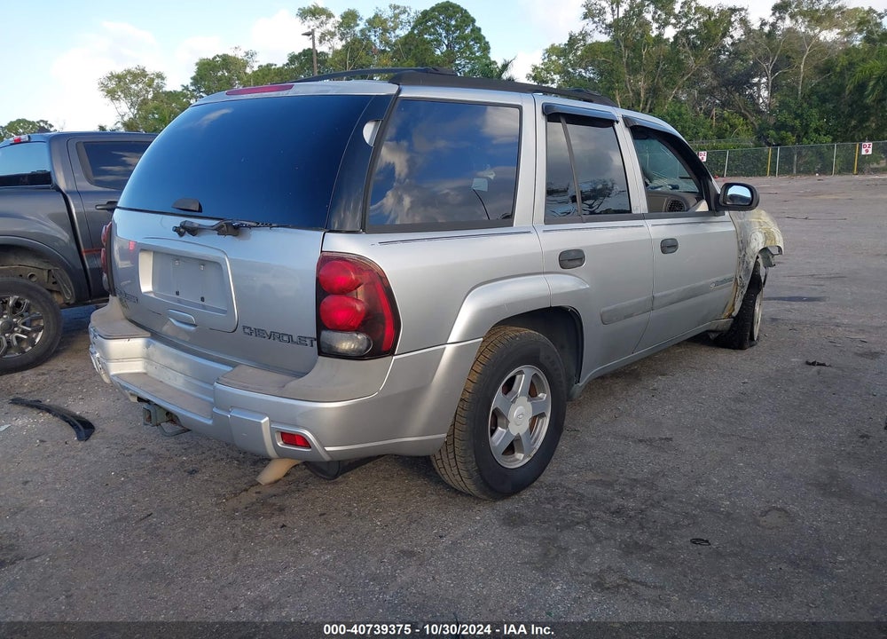 2004 CHEVROLET TRAILBLAZER LS VIN: 1GNDS13SX42119965