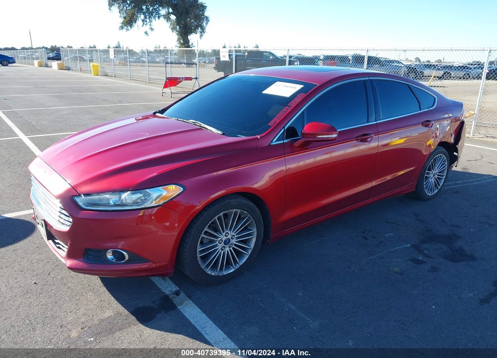 2014 FORD FUSION SE VIN: 3FA6P0HD8ER105864