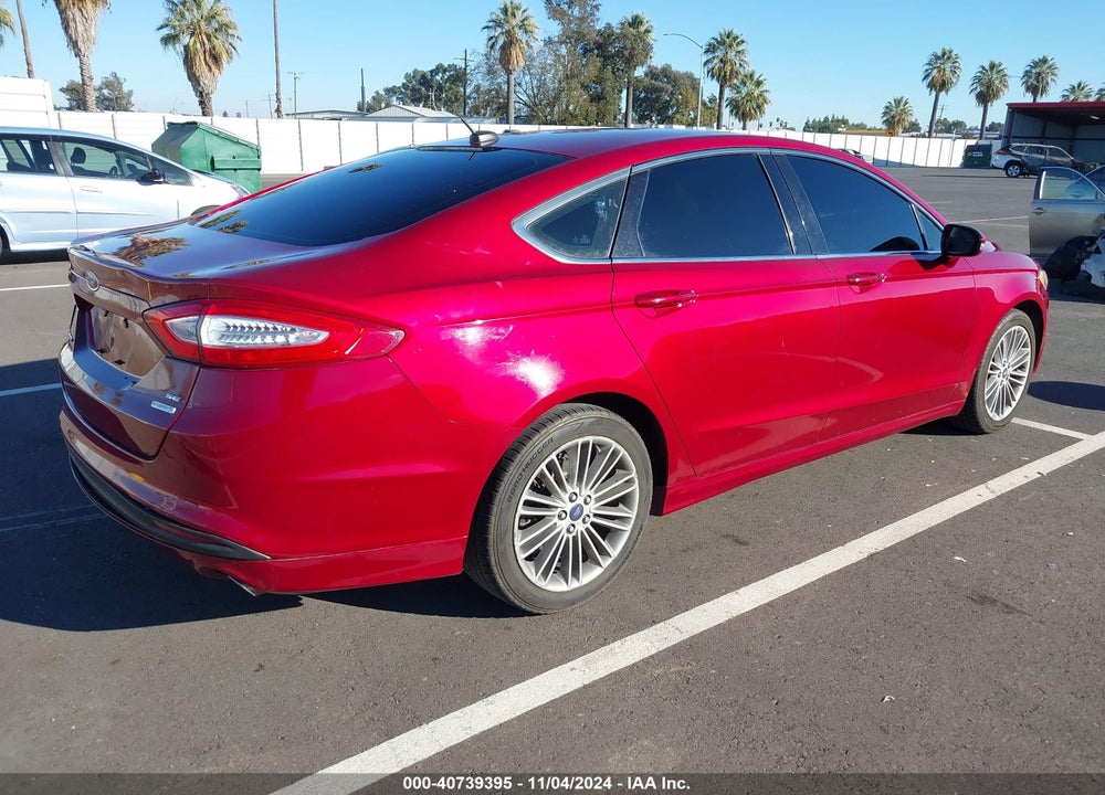 2014 FORD FUSION SE VIN: 3FA6P0HD8ER105864